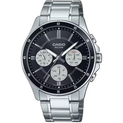 Casio Montre Mtp1374d1a3vd 5atm 47mm Grey / Black One Size - Publicité Casio Montre Mtp1374d1a3vd 5atm 47mm Grey / Black One Size - Publicité