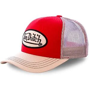 Von Dutch Casquette Col Red / Pink One Size unisex - Publicité Von Dutch Casquette Col Red / Pink One Size unisex - Publicité
