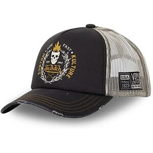 Von Dutch Casquette Crew13 Black / Cream One Size unisex - Publicité Von Dutch Casquette Crew13 Black / Cream One Size unisex - Publicité