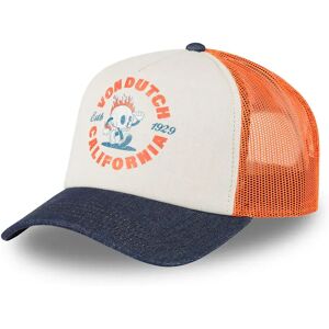 Von Dutch Casquette Crew 22 White / Blue / Orange One Size unisex - Publicité Von Dutch Casquette Crew 22 White / Blue / Orange One Size unisex - Publicité