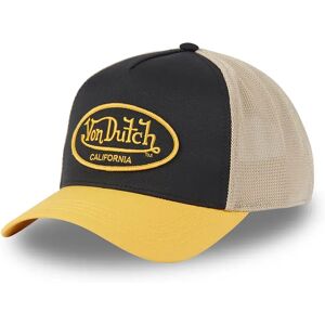 Von Dutch Casquette Poly 5 Black / Yellos / Beige One Size unisex - Publicité Von Dutch Casquette Poly 5 Black / Yellos / Beige One Size unisex - Publicité