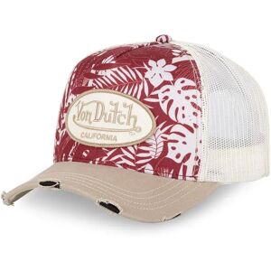 Von Dutch Casquette Print 3 Red / Beige One Size unisex - Publicité Von Dutch Casquette Print 3 Red / Beige One Size unisex - Publicité