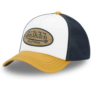 Von Dutch Casquette Terry 4 White / Yellow / Blue One Size unisex - Publicité Von Dutch Casquette Terry 4 White / Yellow / Blue One Size unisex - Publicité