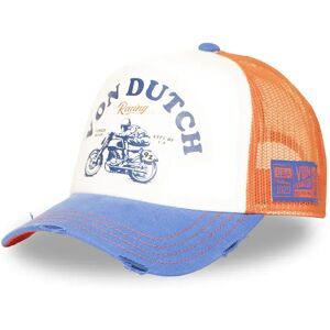Von Dutch Casquette Vd/1/ct/crew/34 Blue / White / Orange One Size unisex - Publicité Von Dutch Casquette Vd/1/ct/crew/34 Blue / White / Orange One Size unisex - Publicité