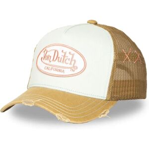 Von Dutch Casquette Vd/1/ct/used/11 White / Brown One Size unisex - Publicité Von Dutch Casquette Vd/1/ct/used/11 White / Brown One Size unisex - Publicité