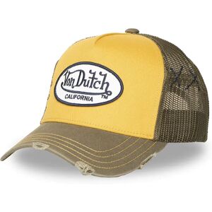 Von Dutch Casquette Vd/1/ct/used/12 Brown / Yellow One Size unisex - Publicité Von Dutch Casquette Vd/1/ct/used/12 Brown / Yellow One Size unisex - Publicité