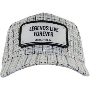 John Hatter & Co Casquette Full Panel Legends Live Forever Check White / Silver One Size unisex - Publicité John Hatter & Co Casquette Full Panel Legends Live Forever Check White / Silver One Size unisex - Publicité