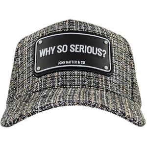 John Hatter & Co Casquette Full Panel Why So Serious Check Black / Silver One Size unisex - Publicité John Hatter & Co Casquette Full Panel Why So Serious Check Black / Silver One Size unisex - Publicité