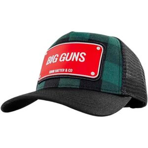 John Hatter & Co Casquette Rubber Big Gun Chequered Black / Green One Size unisex - Publicité John Hatter & Co Casquette Rubber Big Gun Chequered Black / Green One Size unisex - Publicité