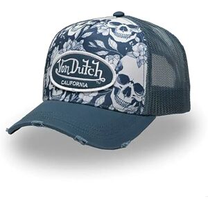 Von Dutch Casquette Vd/1/ct/print/02 Blue One Size unisex - Publicité Von Dutch Casquette Vd/1/ct/print/02 Blue One Size unisex - Publicité