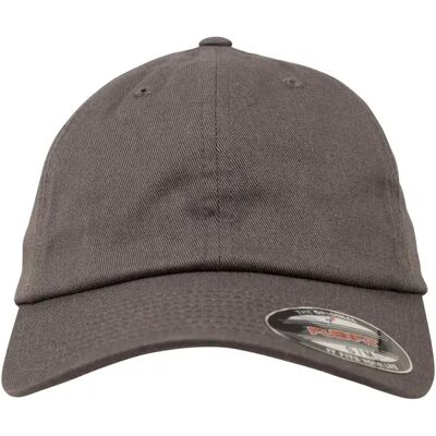 Flexfit Casquette Cotton Twill Dad Grey Dark S-M - Publicité Flexfit Casquette Cotton Twill Dad Grey Dark S-M - Publicité