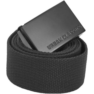 Urban Classics Ceinture Toile Black 140 cm - Publicité Urban Classics Ceinture Toile Black 140 cm - Publicité
