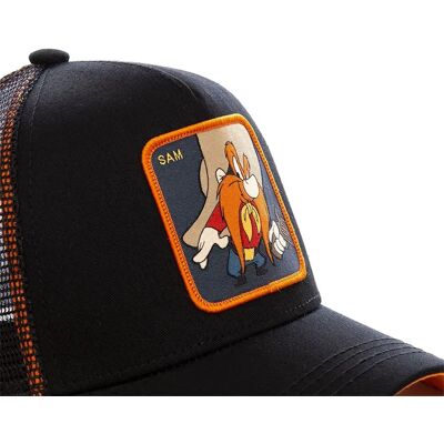 Capslab Casquette Looney Tunes Yosemite Samoa Black / Orange One Size unisex - Publicité Capslab Casquette Looney Tunes Yosemite Samoa Black / Orange One Size unisex - Publicité