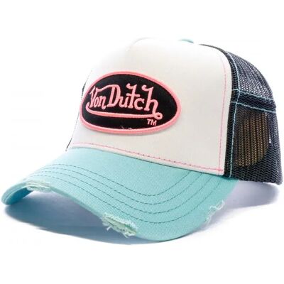 Von Dutch Casquette Summer White / Blue One Size - Publicité Von Dutch Casquette Summer White / Blue One Size - Publicité