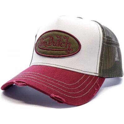 Von Dutch Casquette De Camionneur Sum Khaki / Bordeaux One Size - Publicité Von Dutch Casquette De Camionneur Sum Khaki / Bordeaux One Size - Publicité
