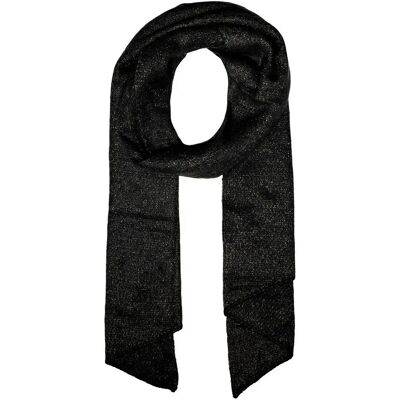 Pieces Écharpe Pyron Lurex Long Black / Detail Gold Lurex One Size - Publicité Pieces Écharpe Pyron Lurex Long Black / Detail Gold Lurex One Size - Publicité