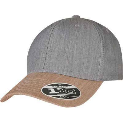Flexfit Casquette 110 Melange Mix Grey / Khaki One Size unisex - Publicité Flexfit Casquette 110 Melange Mix Grey / Khaki One Size unisex - Publicité