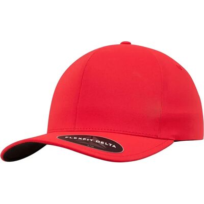 Flexfit Casquette Delta Red S-M unisex - Publicité Flexfit Casquette Delta Red S-M unisex - Publicité