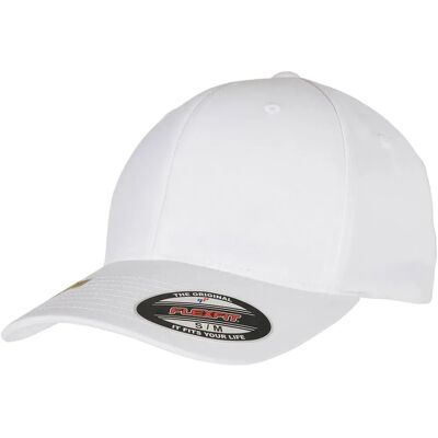 Flexfit Casquette Recycled Polyester White S-M - Publicité Flexfit Casquette Recycled Polyester White S-M - Publicité