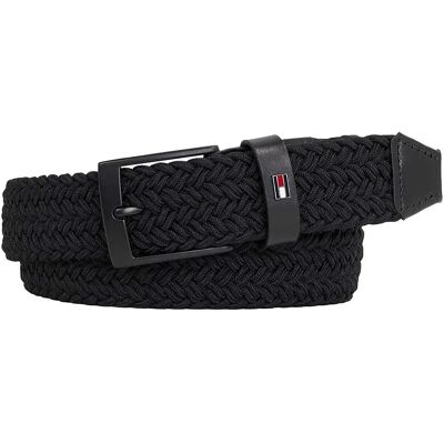 Tommy Hilfiger Ceinture New Adan 3.5 Cm Black 95 cm - Publicité Tommy Hilfiger Ceinture New Adan 3.5 Cm Black 95 cm - Publicité