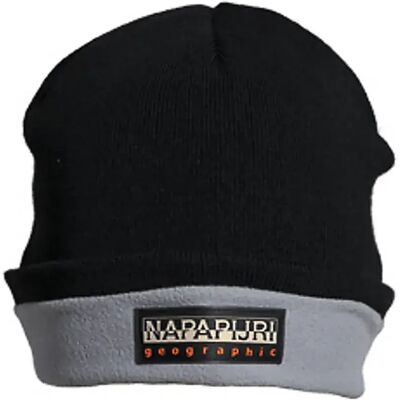 Napapijri Bonnet F-halley Black 041 21 cm unisex - Publicité Napapijri Bonnet F-halley Black 041 21 cm unisex - Publicité