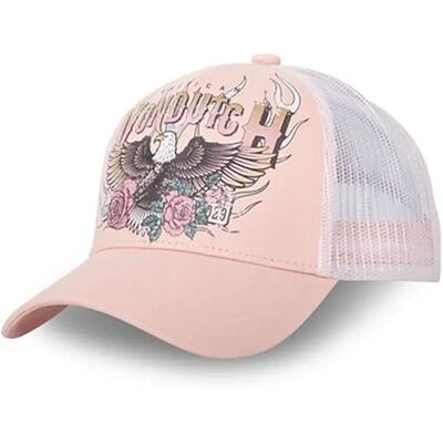 Von Dutch Casquette Eagle Rp Pink / White One Size - Publicité Von Dutch Casquette Eagle Rp Pink / White One Size - Publicité