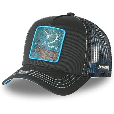Capslab Casquette Cas2 For1 Black One Size unisex - Publicité Capslab Casquette Cas2 For1 Black One Size unisex - Publicité