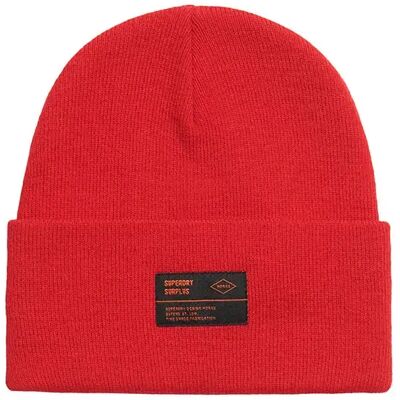Superdry Bonnet Surplus Risk Red One Size unisex - Publicité Superdry Bonnet Surplus Risk Red One Size unisex - Publicité