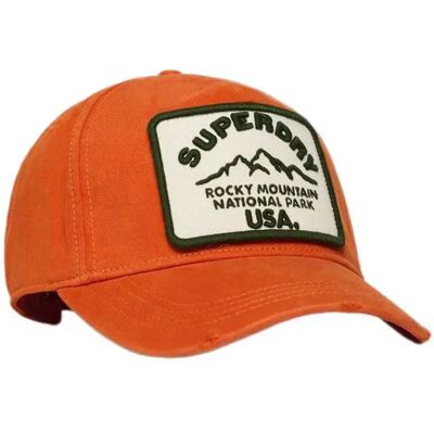 Superdry Casquette De Camionneur Graphic Denim Co Rust Orange One Size unisex - Publicité Superdry Casquette De Camionneur Graphic Denim Co Rust Orange One Size unisex - Publicité