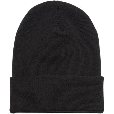 Flexfit Bonnet Organic Long Black One Size unisex - Publicité Flexfit Bonnet Organic Long Black One Size unisex - Publicité