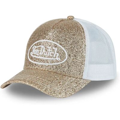 Von Dutch Casquette Glip Gold One Size unisex - Publicité Von Dutch Casquette Glip Gold One Size unisex - Publicité