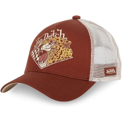 Von Dutch Casquette Gue Brown One Size unisex - Publicité Von Dutch Casquette Gue Brown One Size unisex - Publicité