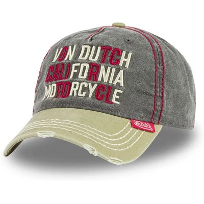 Von Dutch Casquette Retro 6 Grey / Green One Size unisex - Publicité Von Dutch Casquette Retro 6 Grey / Green One Size unisex - Publicité