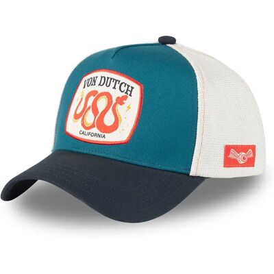 Von Dutch Casquette Wild 3 Bue / White One Size unisex - Publicité Von Dutch Casquette Wild 3 Bue / White One Size unisex - Publicité