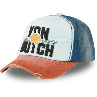 Von Dutch Casquette Xavier 4 Blue / Brown One Size unisex - Publicité Von Dutch Casquette Xavier 4 Blue / Brown One Size unisex - Publicité