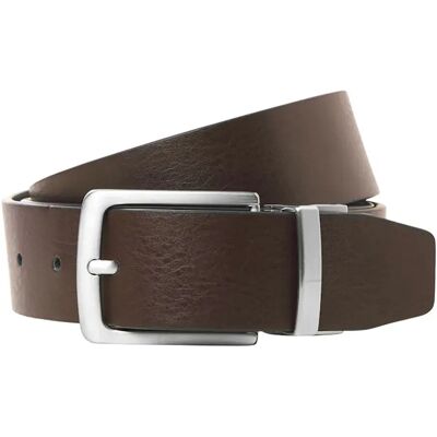 Jack & Jones Ceinture En Cuir Rio Reversible Black / Dark Brown / Reversible 80 cm Homme - Publicité Jack & Jones Ceinture En Cuir Rio Reversible Black / Dark Brown / Reversible 80 cm Homme - Publicité