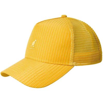 Kangol Casquette De Camionneur Seersucker Warm Apricot One Size - Publicité Kangol Casquette De Camionneur Seersucker Warm Apricot One Size - Publicité