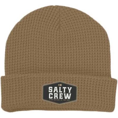 Salty Crew Bonnet Coastal Khaki One Size unisex - Publicité Salty Crew Bonnet Coastal Khaki One Size unisex - Publicité