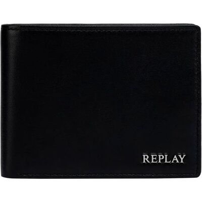 Replay Portefeuille Fm5334.000.a1203a Silver Black One Size Homme - Publicité Replay Portefeuille Fm5334.000.a1203a Silver Black One Size Homme - Publicité