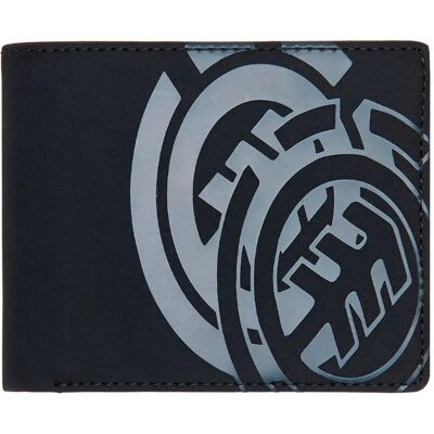 Element Portefeuille Double Icon Trifold Flint Black One Size Homme - Publicité Element Portefeuille Double Icon Trifold Flint Black One Size Homme - Publicité