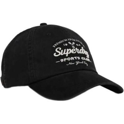 Superdry Casquette Vintage Club Vintage Black One Size unisex - Publicité Superdry Casquette Vintage Club Vintage Black One Size unisex - Publicité