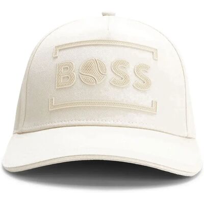 Boss Casquette Pyer Tennis Of Court 10269331 01 Open White One Size unisex - Publicité Boss Casquette Pyer Tennis Of Court 10269331 01 Open White One Size unisex - Publicité