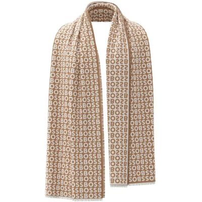 Boss Écharpe Tadic 10261143 Medium Beige One Size Homme - Publicité Boss Écharpe Tadic 10261143 Medium Beige One Size Homme - Publicité