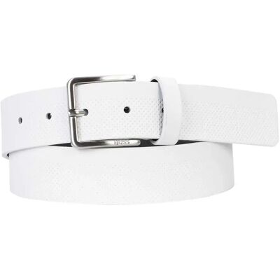 Boss Ceinture Ther Drill Sz35 10245753 01 White 110 cm Homme - Publicité Boss Ceinture Ther Drill Sz35 10245753 01 White 110 cm Homme - Publicité