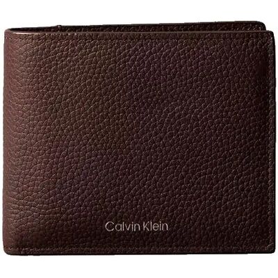 Calvin Klein Portefeuille Foil Ck Dark Brown One Size - Publicité Calvin Klein Portefeuille Foil Ck Dark Brown One Size - Publicité