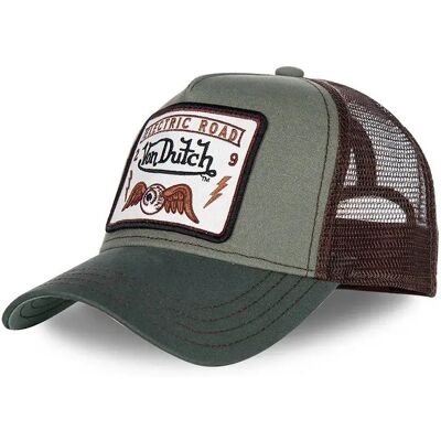 Von Dutch Casquette Square 6 Green One Size unisex - Publicité Von Dutch Casquette Square 6 Green One Size unisex - Publicité