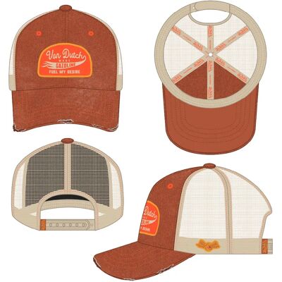 Von Dutch Casquette Vd/1/cb/mac/11 Brown One Size unisex - Publicité Von Dutch Casquette Vd/1/cb/mac/11 Brown One Size unisex - Publicité