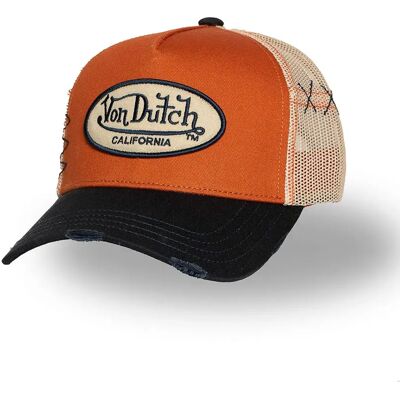 Von Dutch Casquette Vd/1/ct/used/07 Orange One Size unisex - Publicité Von Dutch Casquette Vd/1/ct/used/07 Orange One Size unisex - Publicité