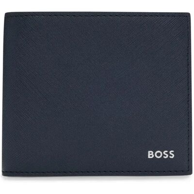 Boss Portefeuille Zair 8cc 10269892 01 Open Blue One Size Homme - Publicité Boss Portefeuille Zair 8cc 10269892 01 Open Blue One Size Homme - Publicité