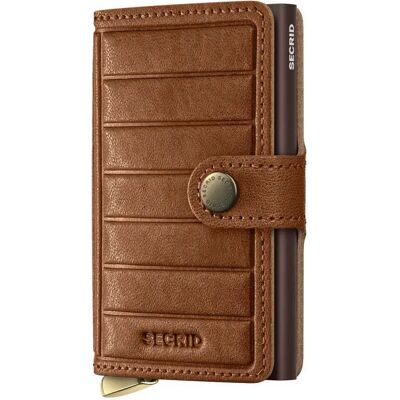 Secrid Portefeuille En Cuir Miniwallet Emboss Lines Cognac+ One Size Homme,Femme - Publicité Secrid Portefeuille En Cuir Miniwallet Emboss Lines Cognac+ One Size Homme,Femme - Publicité